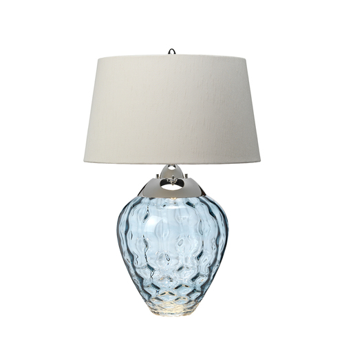 Kontrollera Samara bordslampa - 2 ljuskällor - Ljusblå Quintiesse