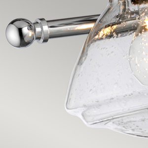 Quintiesse Scholar QN-SCHOLAR3 vägglampa för badrum, 3×E27, polerad krom small 4