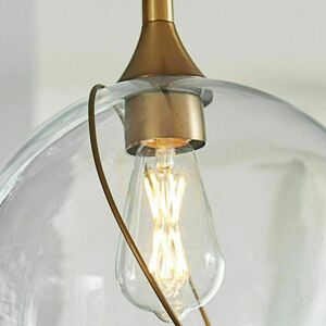 Quintiesse Skye pendellampa QN-SKYE-1P 1×E27 Heritage Brass, Ø27,4 cm small 6