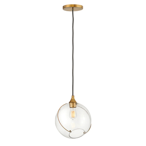 Quintiesse Skye pendellampa QN-SKYE-1P 1×E27 Heritage Brass, Ø27,4 cm small 0