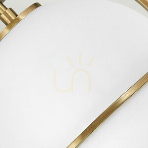 Quintiesse Somerset takplafond, opalglas och antik mässingsfinish, 1×E27 small 6