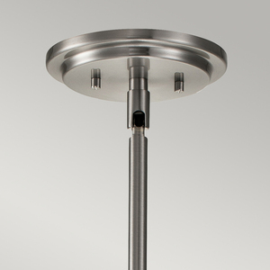 Somerset taklampa - 1 ljuskälla - Klarglas - Borstad nickel Quintiesse small 2