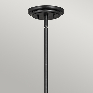 Somerset taklampa - 1 ljuskälla - Opalglas - Svart Quintiesse small 1