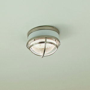 Plafond Tollis - 2 ljuskällor - Vit / Borstad Nickel Quintiesse small 6