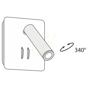 Vägglampa IOS 176 C175-WL-01-6W-W Maytoni small 11