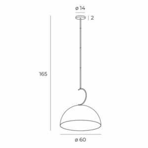 Plafond Max Light Twenty P0463 svart krom/guld 40 cm E27 small 1