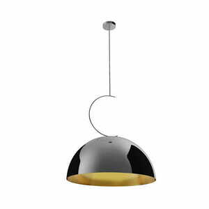 Plafond Max Light Twenty P0463 svart krom/guld 40 cm E27 small 0