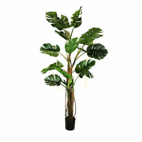 Kontrollera Konstgjord krukväxt Monstera 210cm