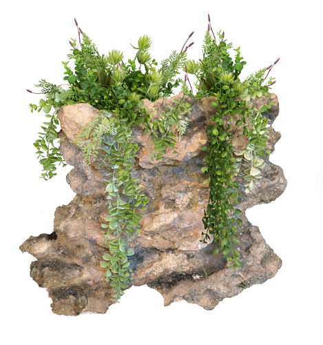 Kontrollera Artificiell vegetation Rock L