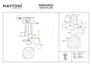 BASIC FORM taklampa MOD321PL-05B Maytoni small 6