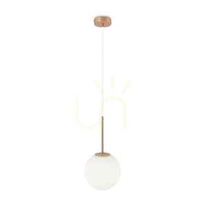 Pendellampa Maytoni Basic form MOD321PL-01G3 guld, klot 20 cm, E14 small 1
