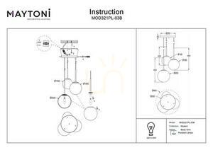 BASIC FORM taklampa MOD321PL-03B Maytoni small 5