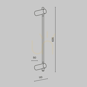 ROTTA MOD413WL-L6B3K vägglampa Maytoni small 7