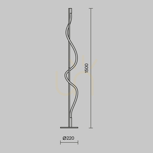 TAU golvlampa MOD166FL-L15B3K Maytoni small 12