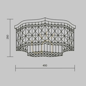 Plafond DUNE DIA005CL-06G Maytoni small 9