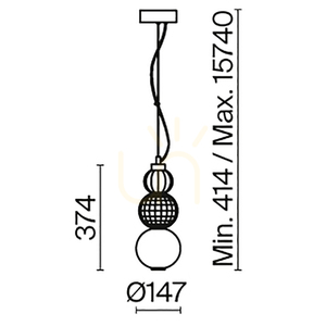 COLLAR taklampa P069PL-L16G3K Maytoni small 10