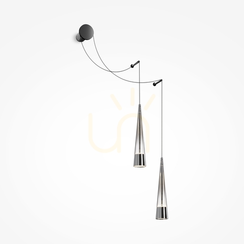 Kontrollera SINTESI vägglampa P090WL-L24CH3K Maytoni