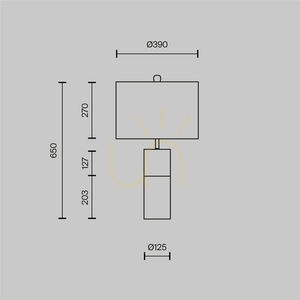 BIANCO Z030TL-01BS bordslampa Maytoni small 6