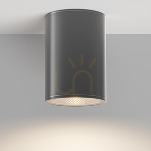 Maytoni Bar O306CL-L12GF grafit LED-taklampa för utomhusbruk, IP65 small 0