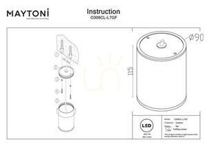 BAR utomhus plafonder O306CL-L7GF IP65 Maytoni small 9