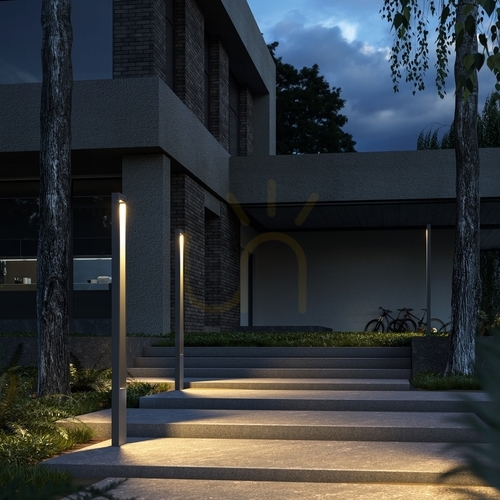 Kontrollera BONN stående utomhuslampa O425FL-L25GF IP65 Maytoni