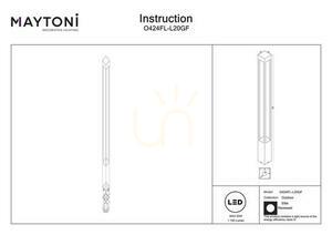 ELBE stående utomhuslampa O424FL-L20GF IP65 Maytoni small 6