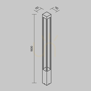 ELBE stående utomhuslampa O424FL-L20GF IP65 Maytoni small 7