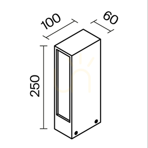 HOF-ljusstolpe O422FL-L6GF IP65 Maytoni small 10