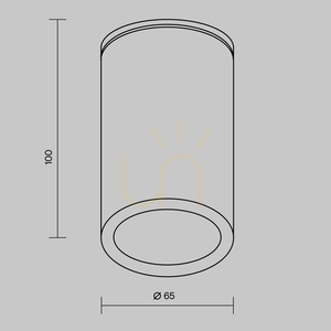 ROLL utomhusplafond O307CL-01B IP54 Maytoni small 7