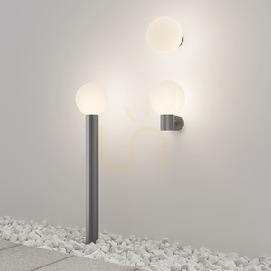 BOLD vägglampa för utomhusbruk O598WL-01GR IP54 Maytoni small 4