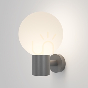 BOLD vägglampa för utomhusbruk O598WL-01GR IP54 Maytoni small 0