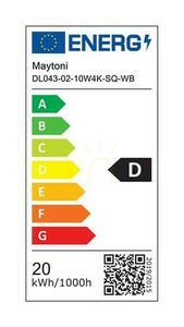 ALFA LED infälld takarmatur DL043-02-10W4K-SQ-WB Maytoni small 5