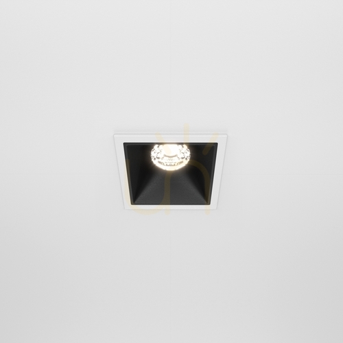 Kontrollera ALFA LED infälld takarmatur DL043-01-10W4K-D-SQ-WB Maytoni
