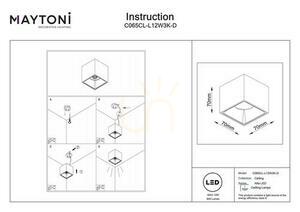 ALFA LED Plafond C065CL-L12W3K-D Maytoni small 4