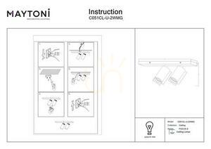 Plafond FOCUS S C051CL-U-2WMG Maytoni small 4