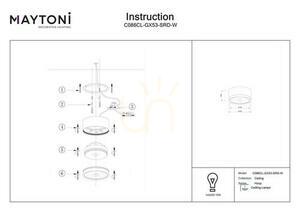 HOOP Plafond C086CL-GX53-SRD-W Maytoni small 5