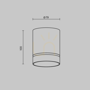 Plafond ORLO C085CL-9W4K-B Maytoni small 6