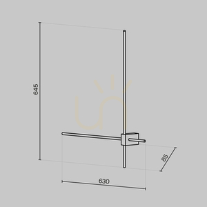 PARS vägglampa C070WL-L12GB3K Maytoni small 7