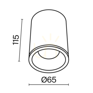 Plafond ZOOM C029CL-01-S-W IP54 Maytoni small 8
