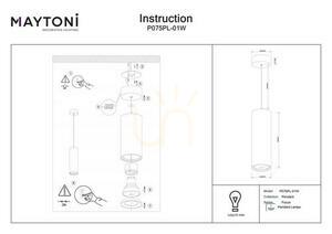 FOCUS taklampa P075PL-01W Maytoni small 6