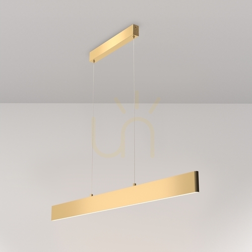 Kontrollera Pendellampa Maytoni Step P010PL-L30G3K LED 30 W 3000 K guld 118,5 cm