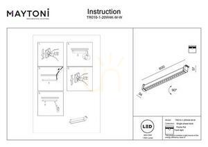 POINTS ROT skenlampa TR010-1-20W4K-M-W Maytoni small 8