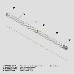 TRINITY TRX005-311W belysningsskena Maytoni small 3