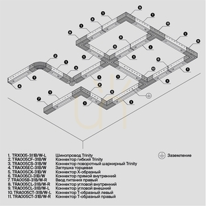 TRINITY TRA005CX-31W samlingsskenekontakt Maytoni small 2