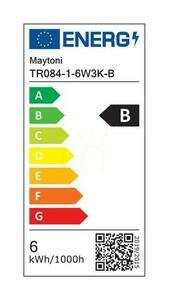 Magnetisk LED-skenarmatur Maytoni Basis Grid Radity TR084-1-6W3K-B svart 6 W 3000 K small 5