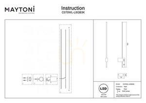 PARS vägglampa C070WL-L6GB3K Maytoni small 6