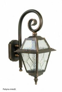 Utomhus vägglampa SU-MA svart aluminium glas K 3012/1/N small 4