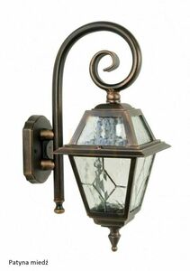 Utomhus vägglampa SU-MA svart aluminium glas K 3012/1/N small 5