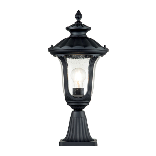 Kontrollera Chicago 1 ljus liten piedestal lykta Elstead