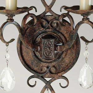 Chateau 2 ljus vägglampa Elstead small 1